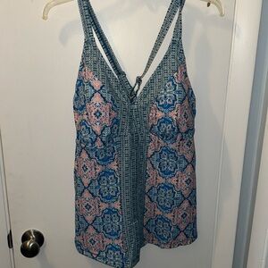Sweet Escape Tankini Top, Size 16W